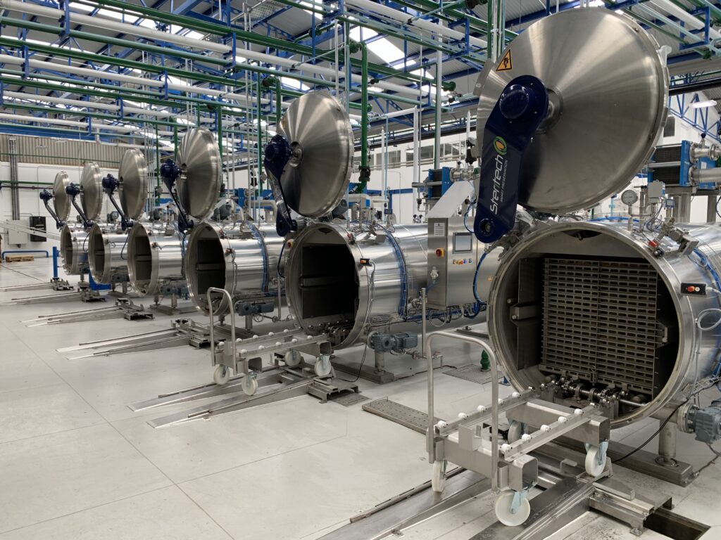 Ligne automatisée autoclaves