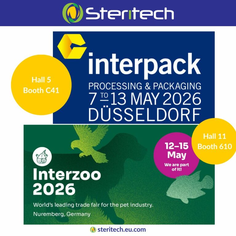 Steritech à Interpack 2026 et Interzoo 2026
